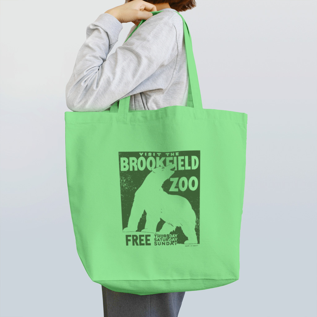 PD selectionのヴィンテージポスタートートバッグ（動物園/シロクマ） Tote Bag