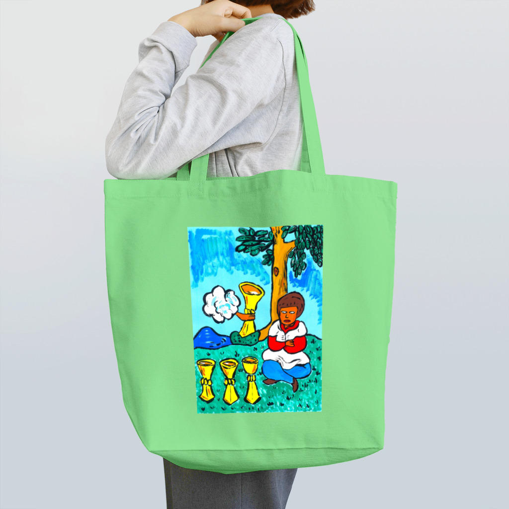 だるまキャットのカップ４くん（小アルカナ） Tote Bag