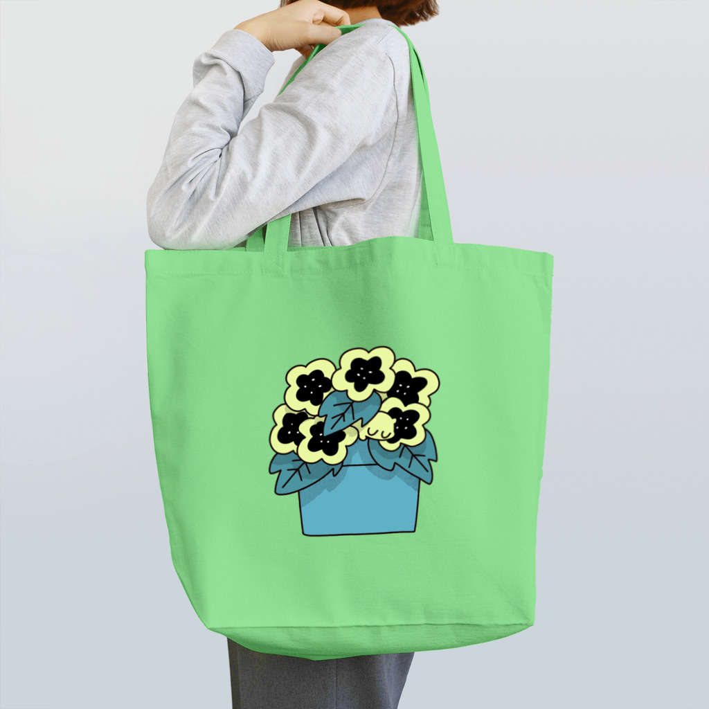 里 (sato)のH  yellow Tote Bag