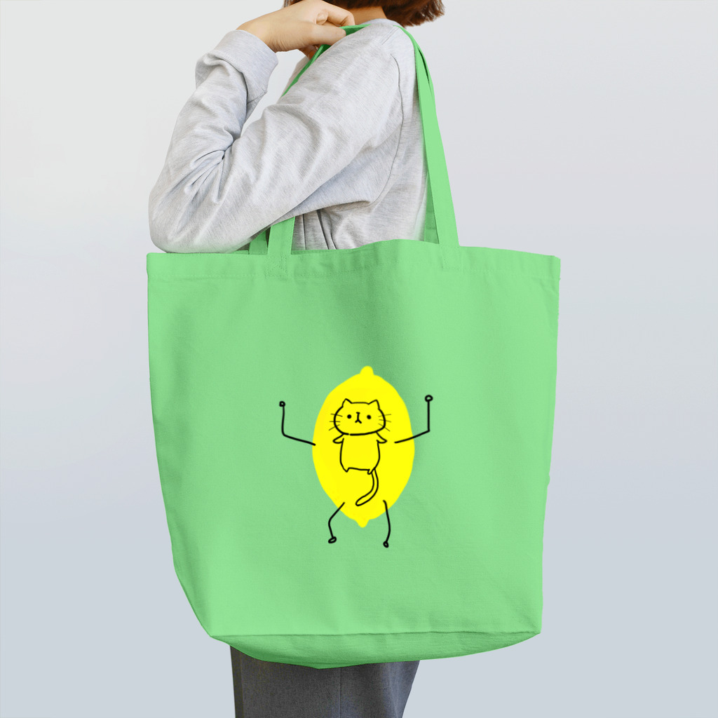 neunouのLEMONEKO トートバッグ