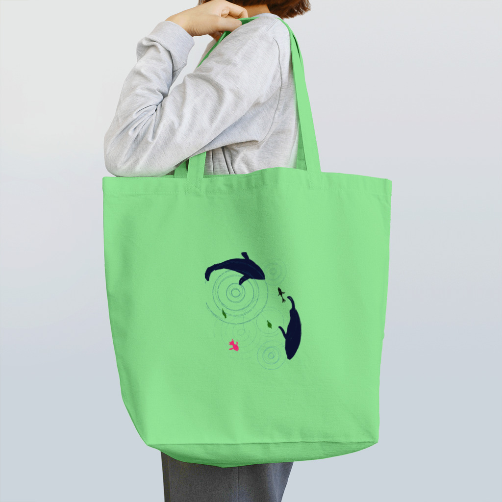 PONPONの水面 Tote Bag