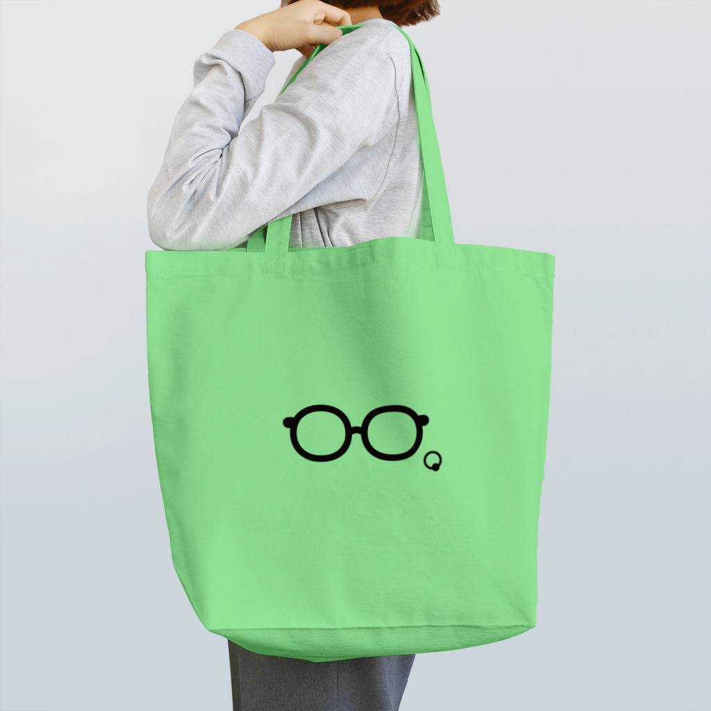 お絵描き看護師のメガネイラストグッズ Tote Bag