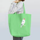 文鳥中心の春まち桜文鳥 Tote Bag
