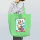 Ａｔｅｌｉｅｒ　Ｈｅｕｒｅｕｘの春の花々と猫　Fiori di PrimaveraⅡ Tote Bag