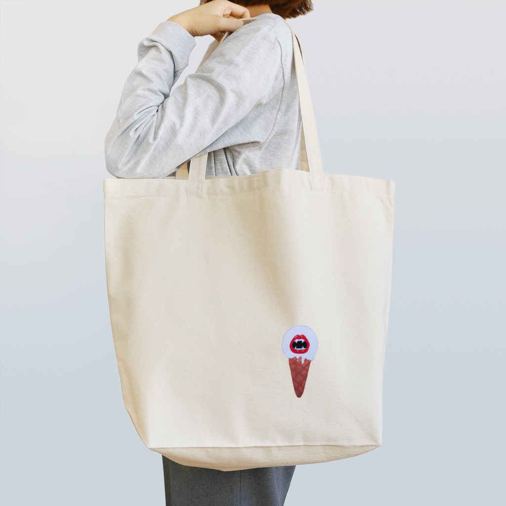 可愛いお店のアイスクリームモンスター Tote Bag