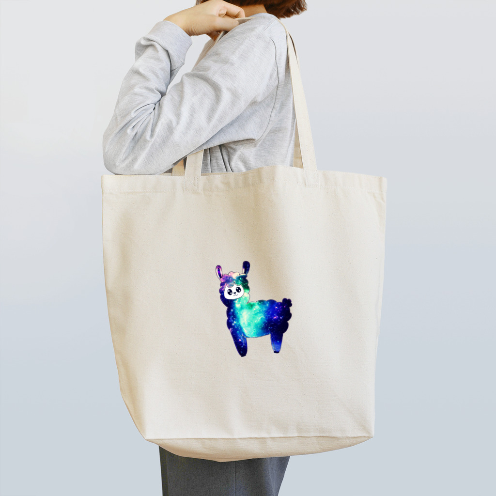 from Aの宇宙アルパカ Tote Bag