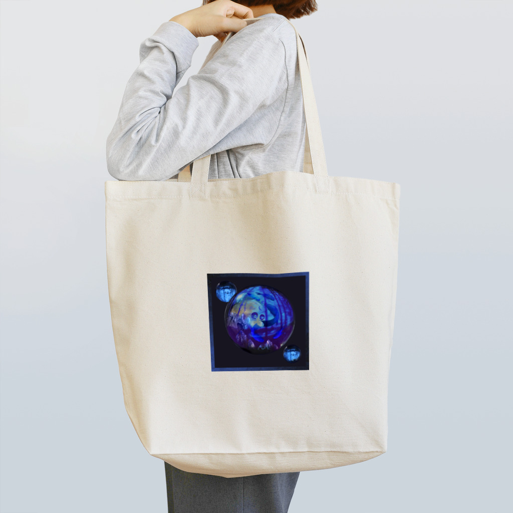 katagami849の青いビー玉 Tote Bag