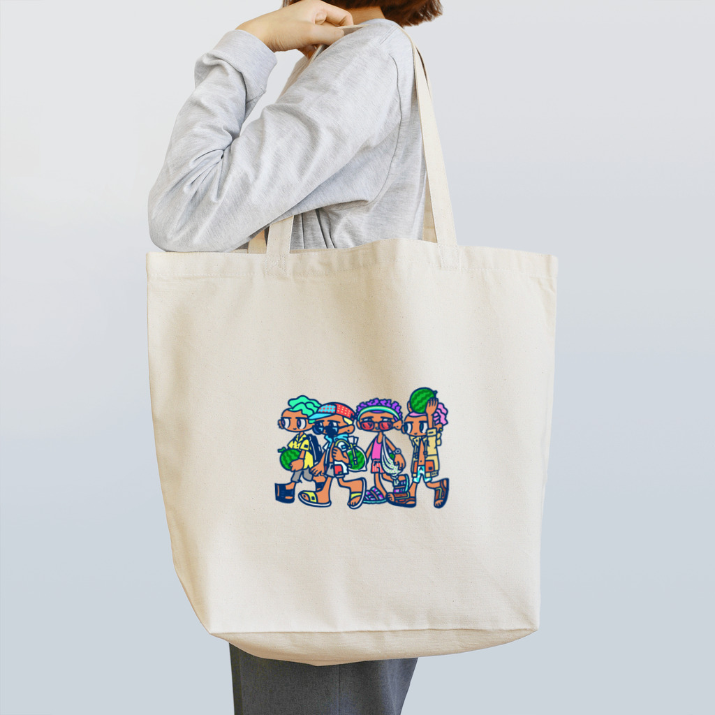 ニウハイスーカのすいか四人衆 Tote Bag