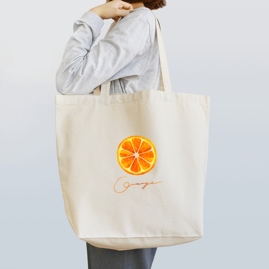 Opera Houseの［fruits］ オレンジ トートバッグ