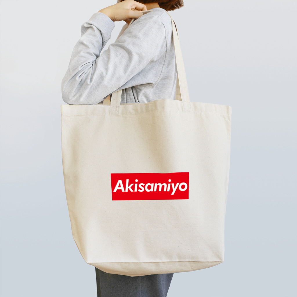 アキサミヨー商店 【公式】のアキサミヨー商店 公式グッズ [赤ロゴ] Tote Bag