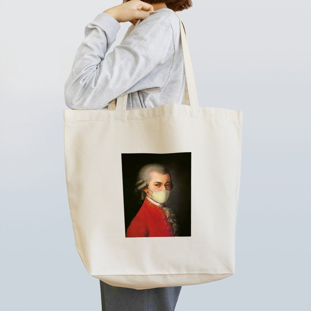 MOTU_Designのマスク　モーツァルト　 Mozart Tote Bag