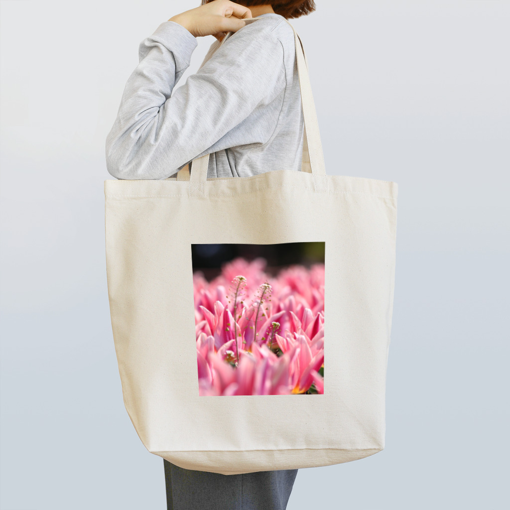 yukigaoのチューリップとナズナ Tote Bag