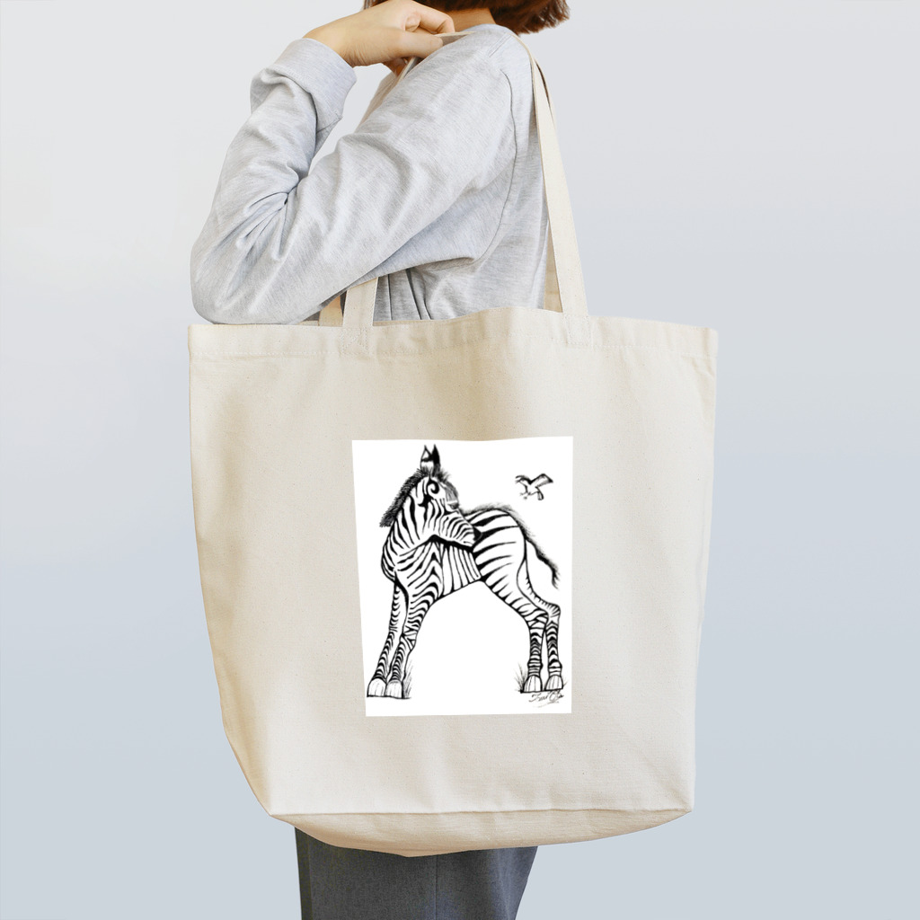 Tommy_1950のシマウマのさんぽ Tote Bag