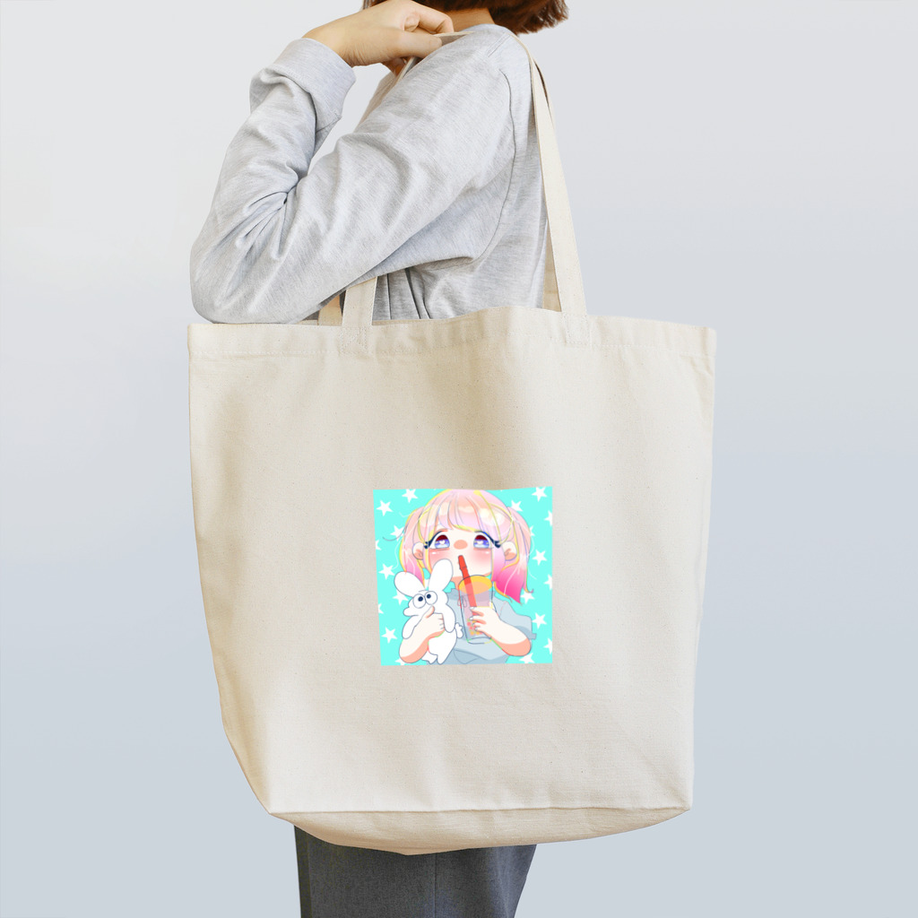 warawarararaのはやりにのる女 Tote Bag