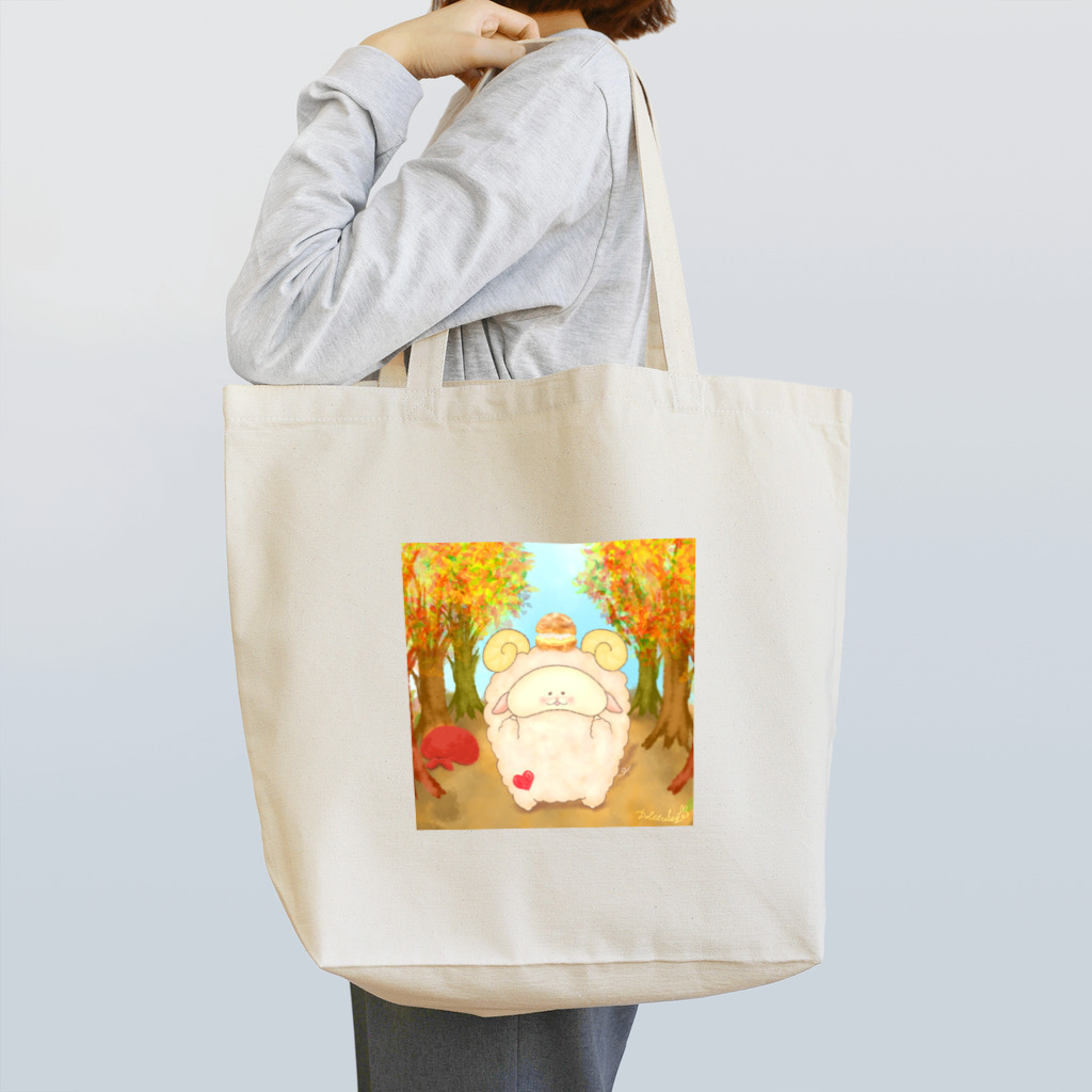 どるちぇ＊うさぎの《10》＊ふわあま*どるちぇひつじ＊inどるちぇ街 Tote Bag