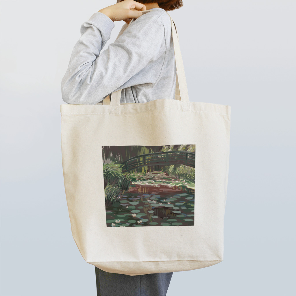 𝙣𝙖𝙣𝙞𝙜𝙖𝙨𝙝𝙞 𝙣𝙪𝙡𝙡 新V何某のモネのマネ Tote Bag