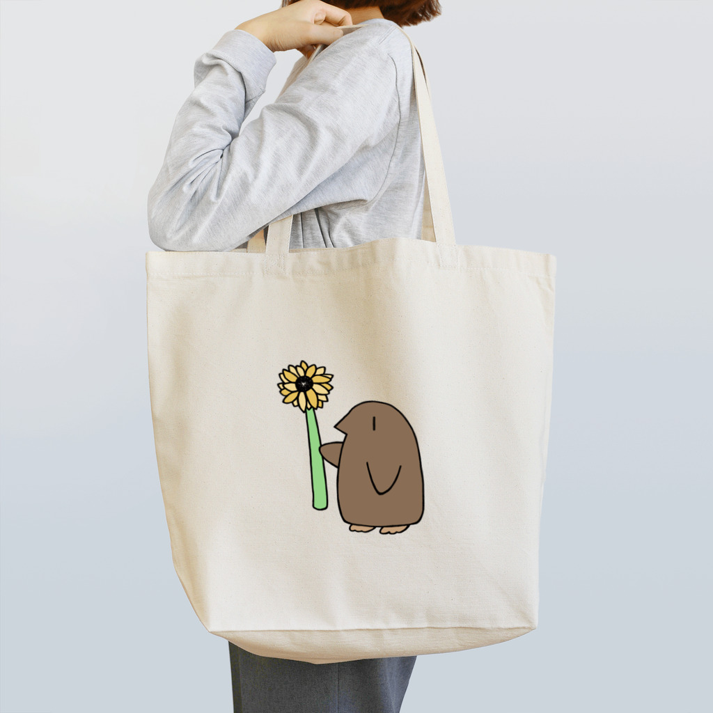 ペンギンバスのペンギンバスひまわり Tote Bag