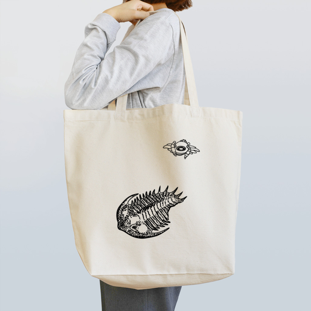 systema_naturaのかじられノイデスとかじりカリス Tote Bag