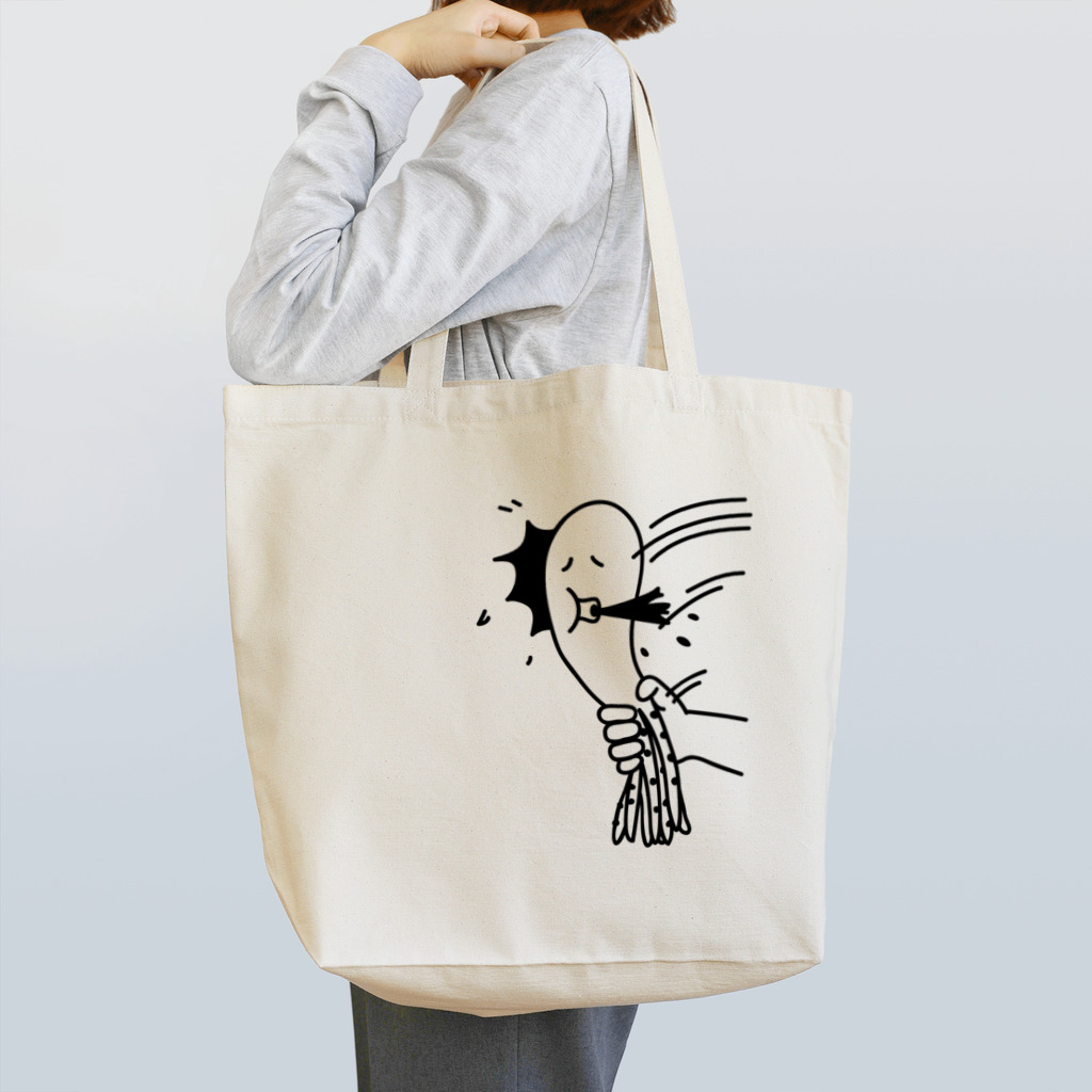 PokuStarのタコを叩きつける Tote Bag