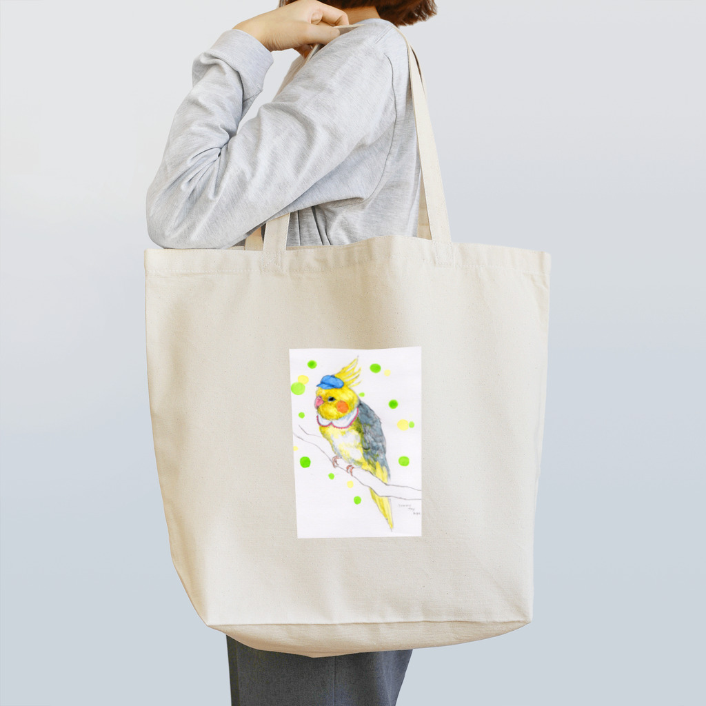 yummy.toy boxのオカメとベレーと付け襟と。 Tote Bag