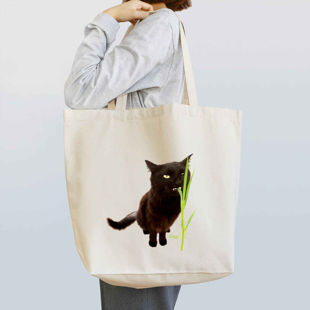 Litoraneo il gattinoの 黒猫 "Tango" gatto nero  Tote Bag