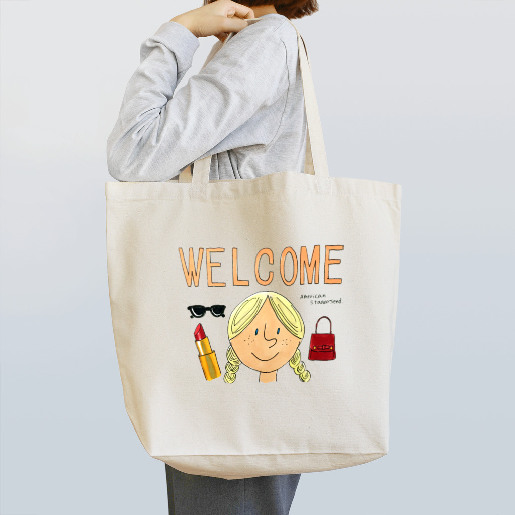 americanstaaarseedのWelcome to me! Tote Bag