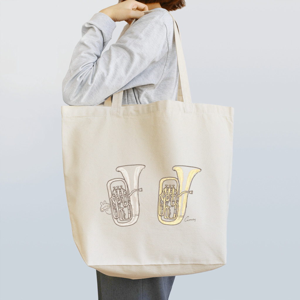 ＊momochy shop＊のユーフォニアムとうさぎ Tote Bag