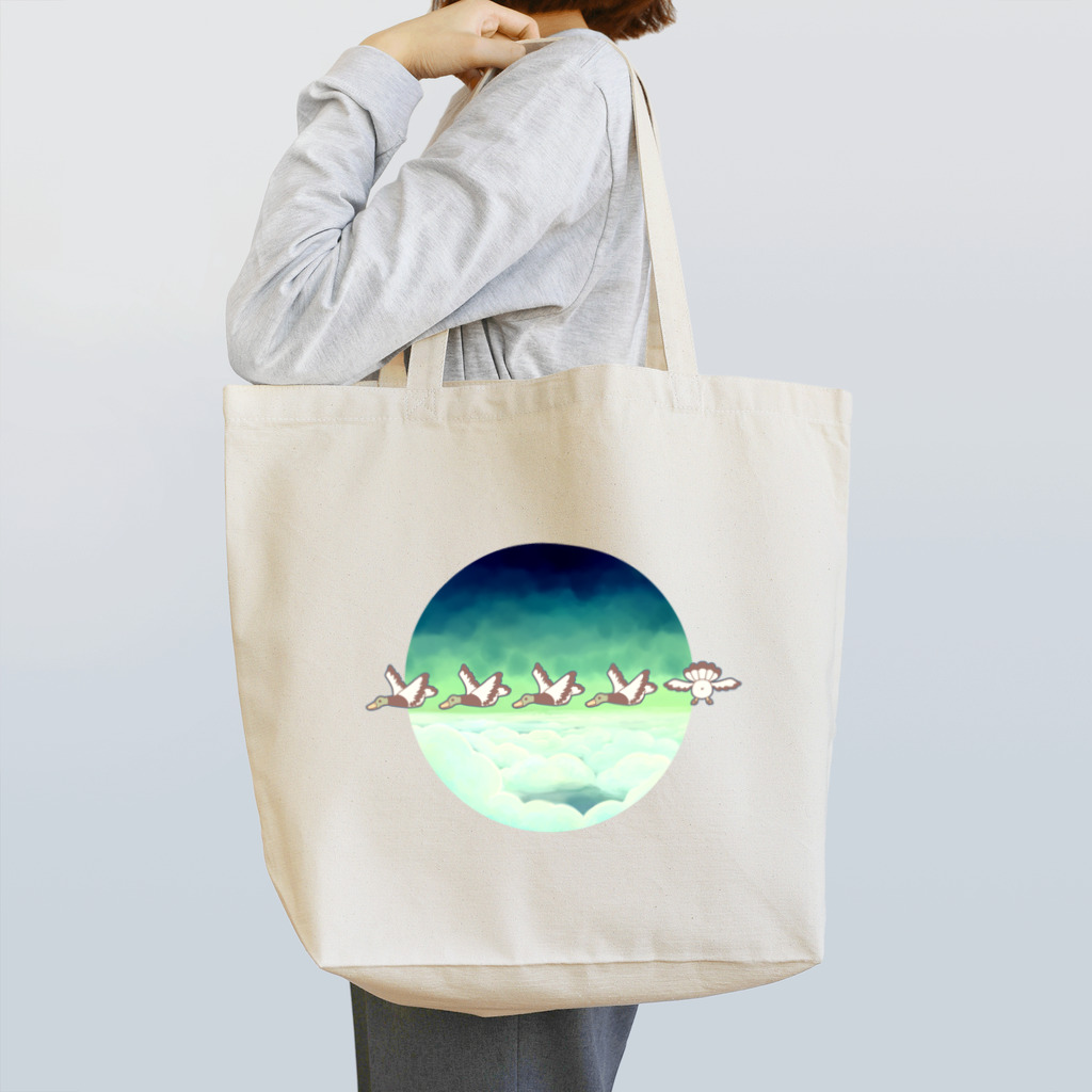 ari designの鳥！トリ！とり…って、一羽どこ行く！？ Tote Bag