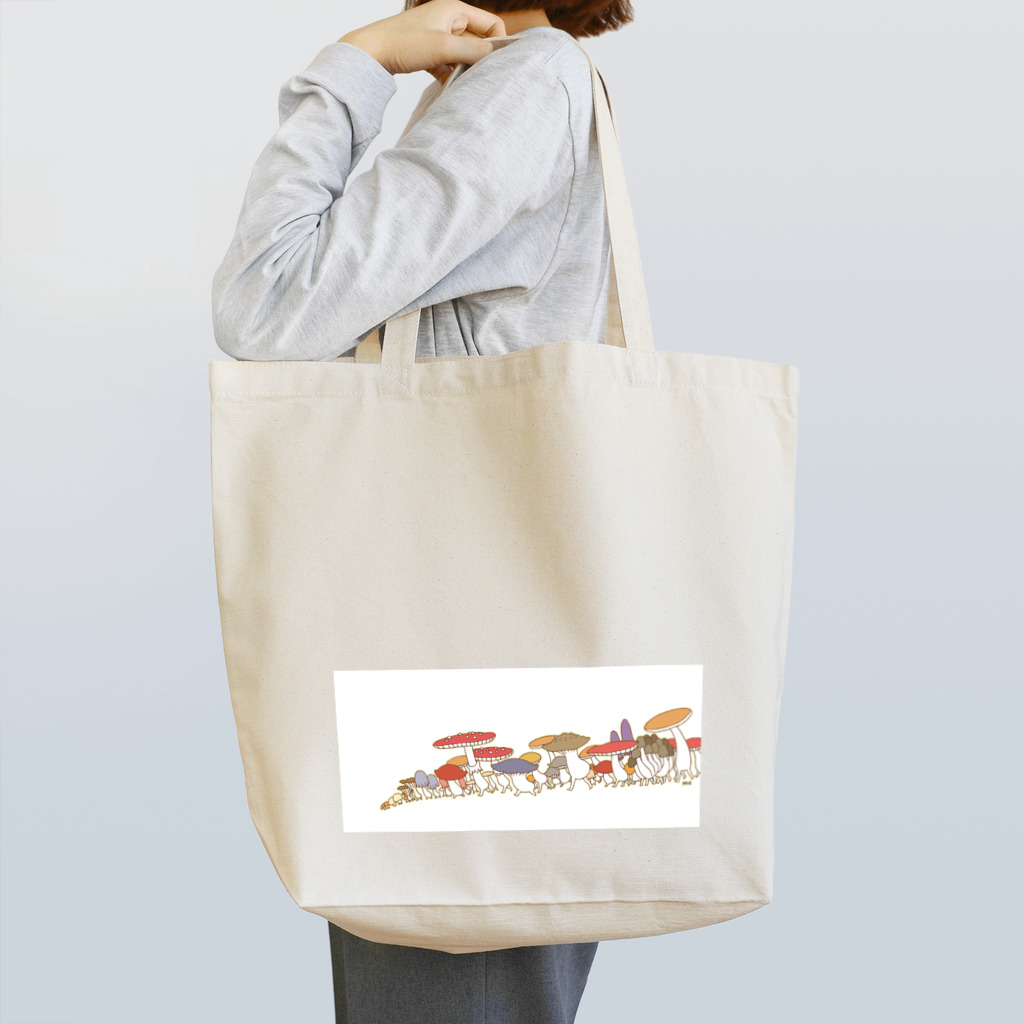 どろーいんぐ屋のきのこパレード Tote Bag