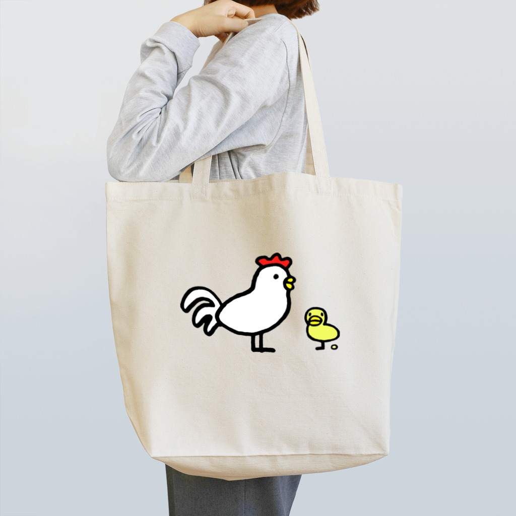 ttsoulのにわとりのおやこ Tote Bag