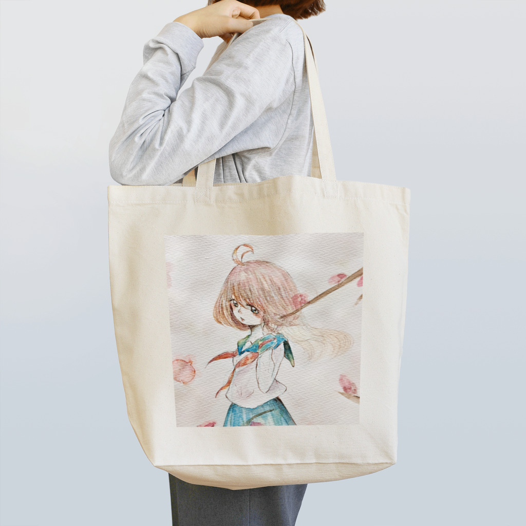 しらつめの憂咲の春来 Tote Bag