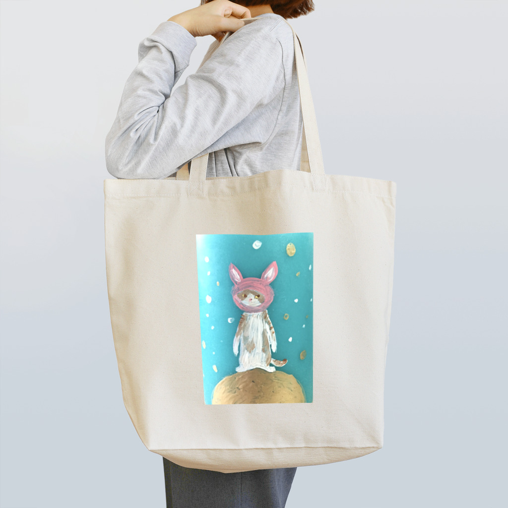 CUROGNACのspace travel cat Tote Bag