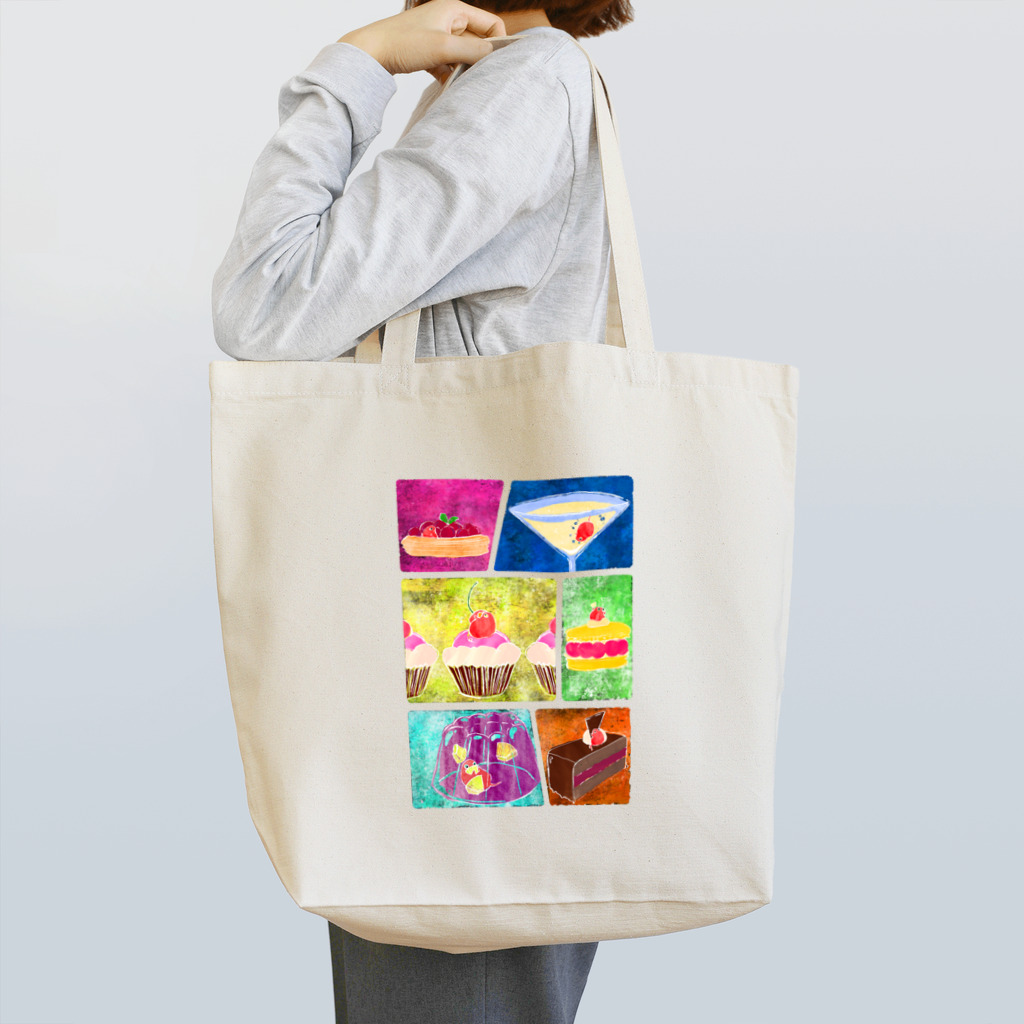 ジョウヂ@KURUMIYAの赤いのと甘いの。 Tote Bag