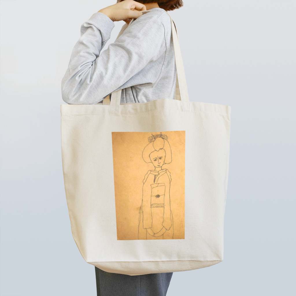 岩佐 幸翠の昭和のらくがき・舞妓さん Tote Bag