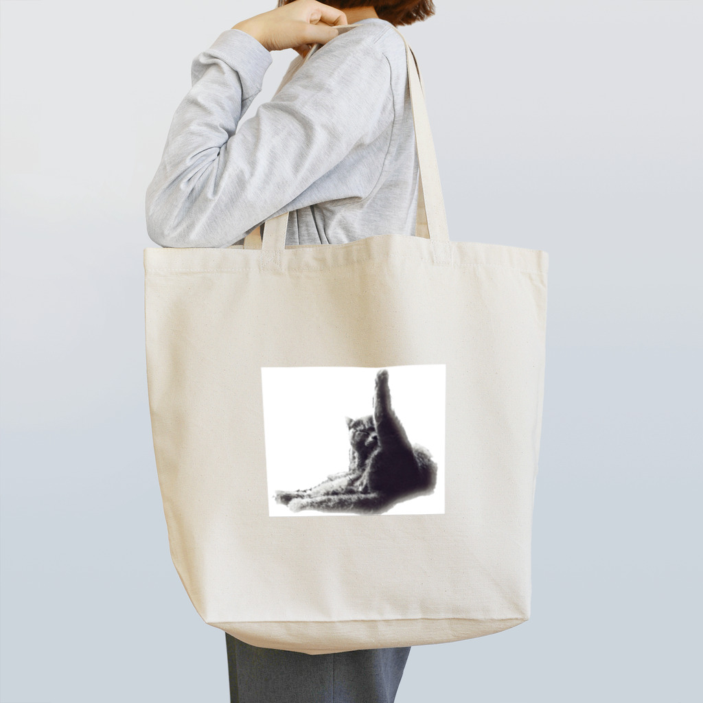 Lucky26の足ピーン猫 Tote Bag