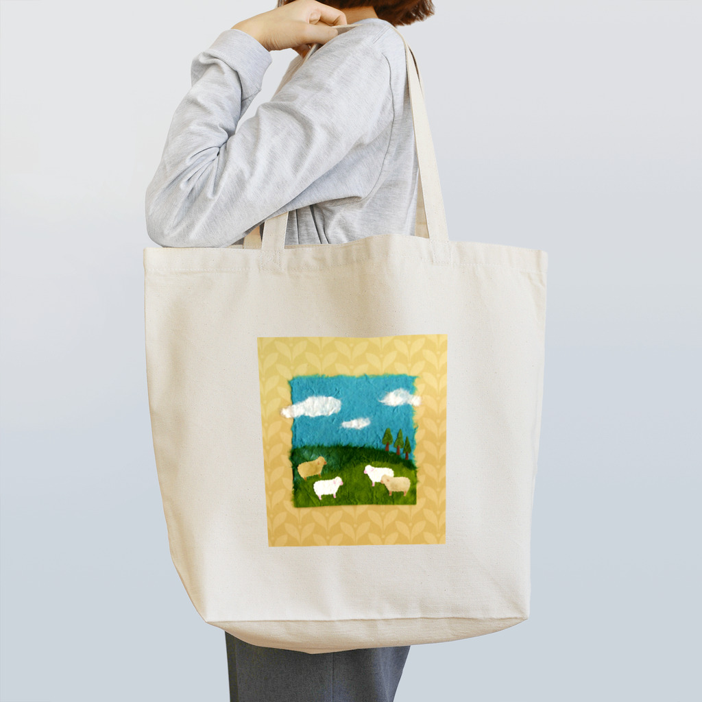 J・アプリコのひつじ牧場 Tote Bag