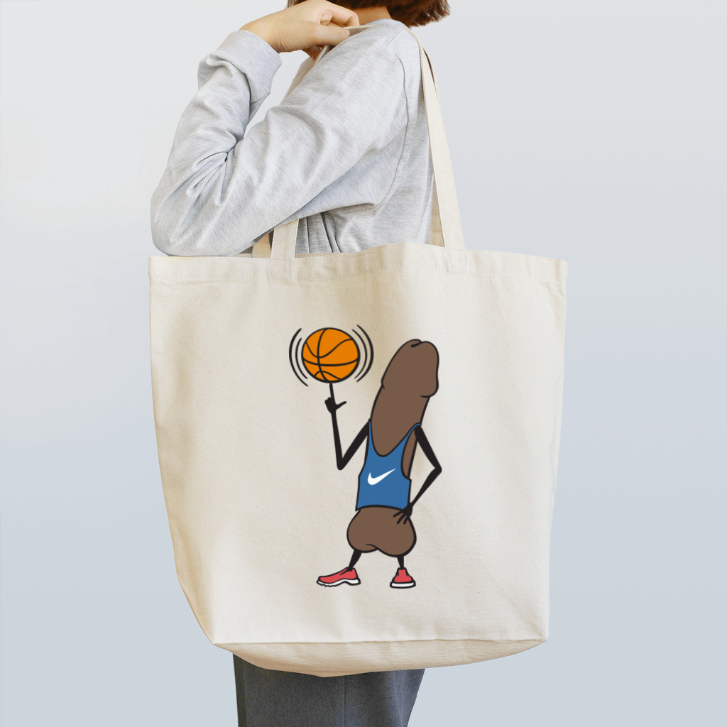 NOBODY754のEddie Funky Dick - Basketball Tote Bag