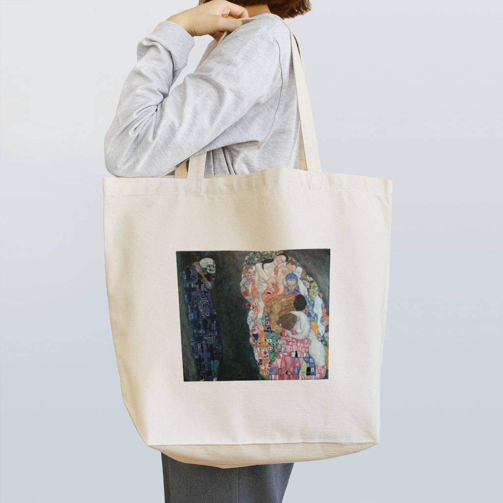 art-standard（アートスタンダード）の グスタフ・クリムト（Gustav Klimt） / 『死と生』（1915年） Tote Bag