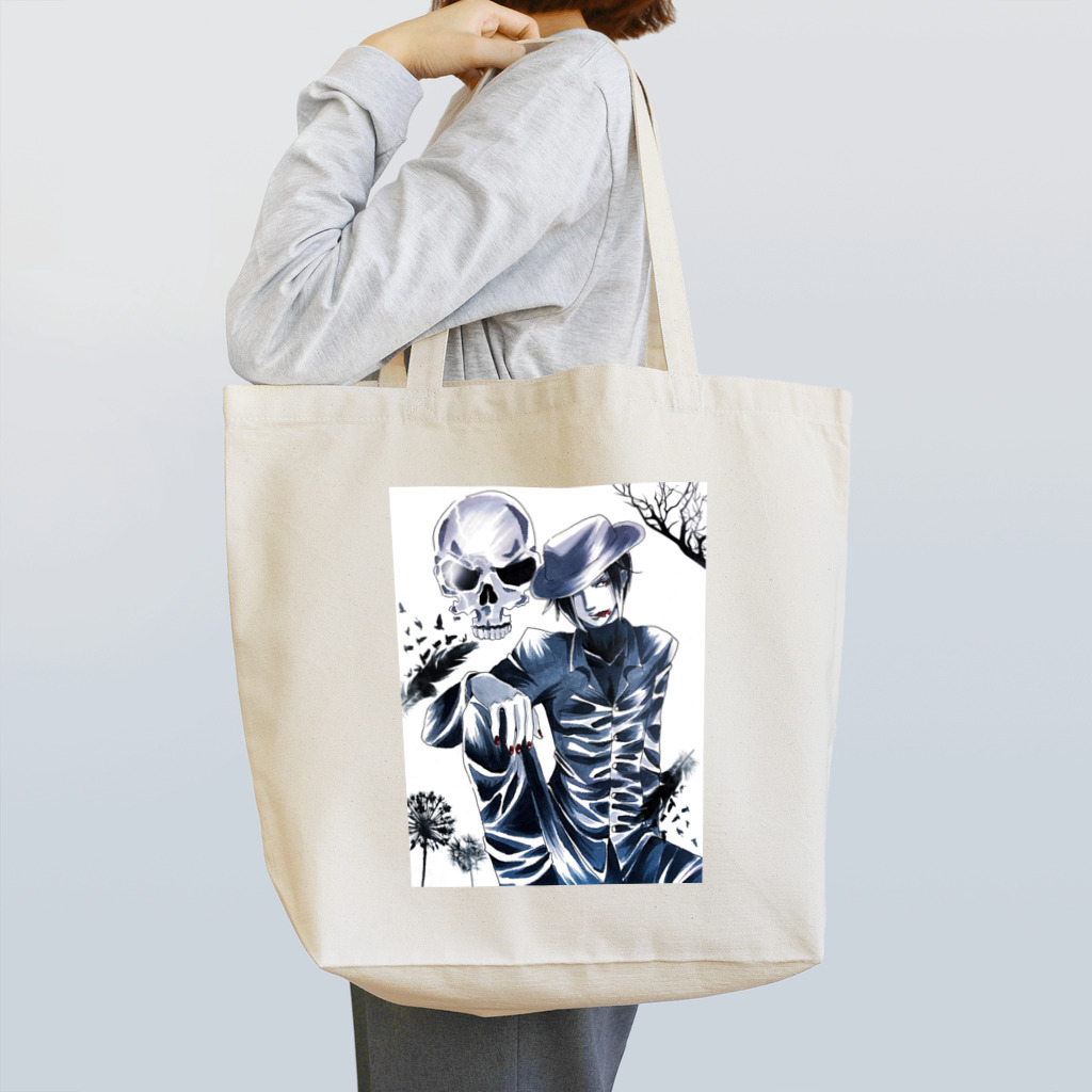 瑠璃*:｡✩絵師をする女帝のオリジナル・ダークサイドの紳士 Tote Bag