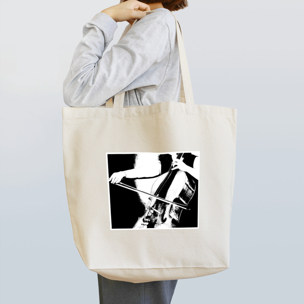 Takapi Laboratoryのチェロ Tote Bag