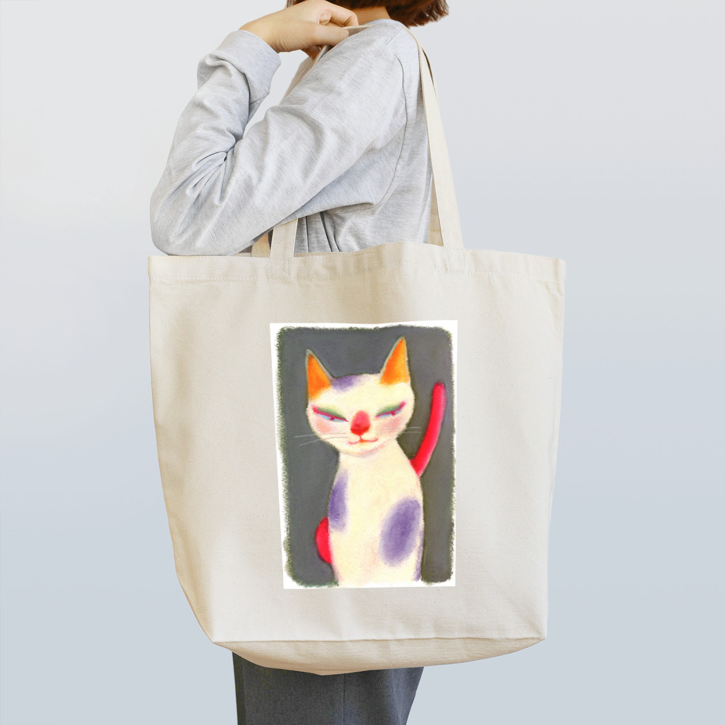 猫の絵　iPhoneケースとか　菫ごろの猫の絵だよ Tote Bag