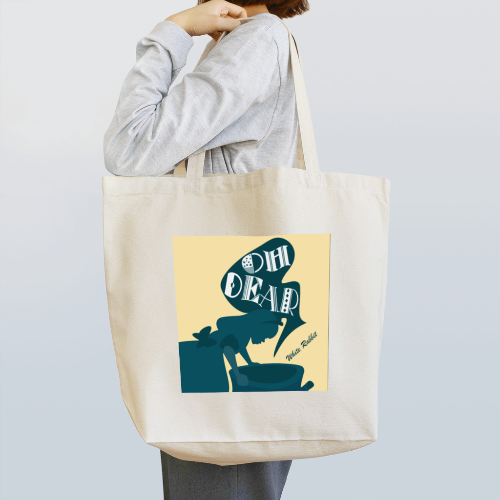 HERMANAS365のWhite Rabbit Tote Bag