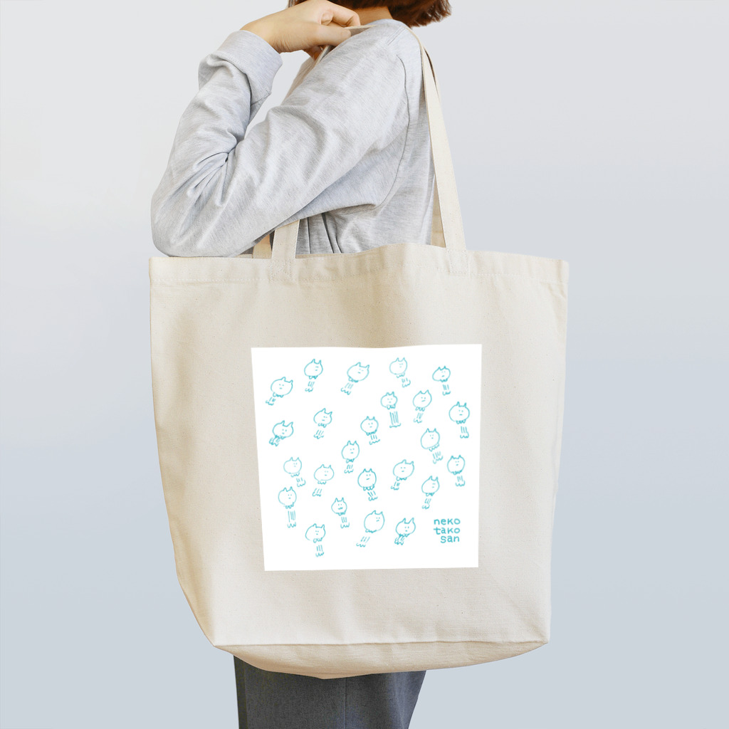 tonton!!のねこタコさんわんさか Tote Bag