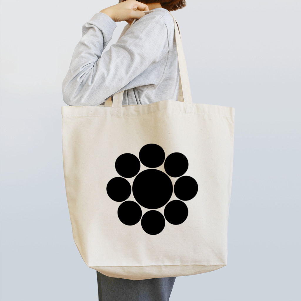 日本の家紋 九曜 Tote Bag