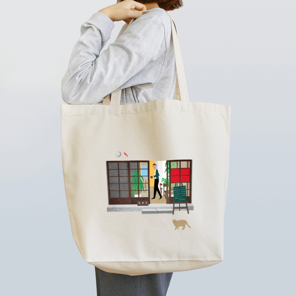 ツルマルデザインの珈琲店 Tote Bag