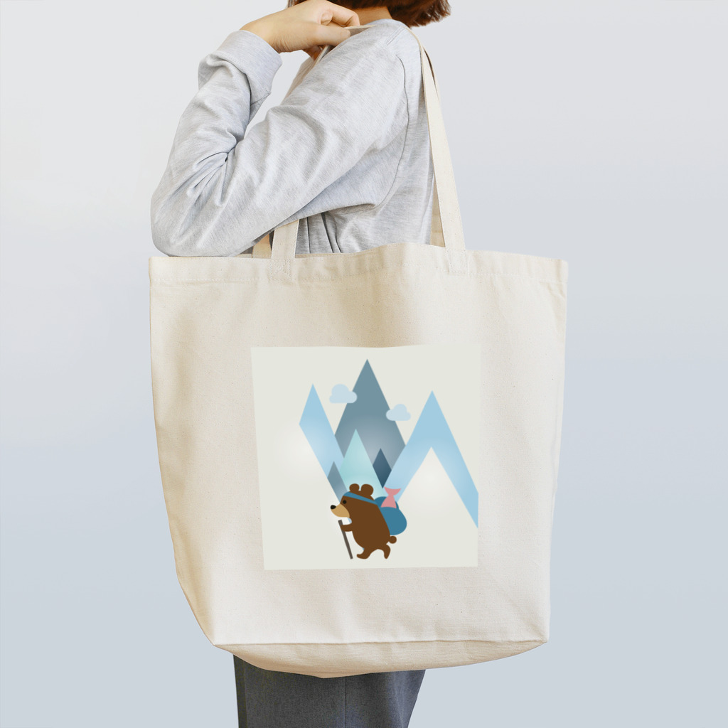 ごろねの登山熊（鮭つき） Tote Bag