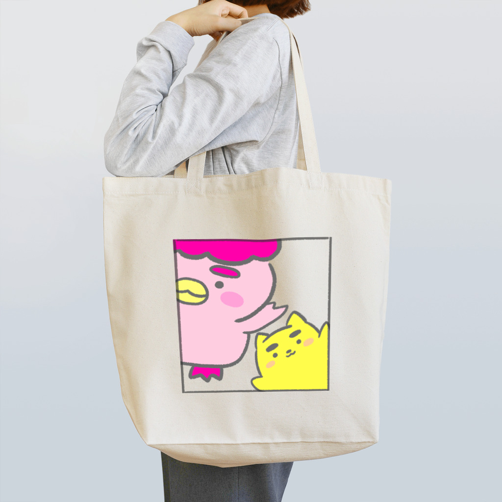 Orionpotatoのぽちゃ✖️まゆ太 Tote Bag