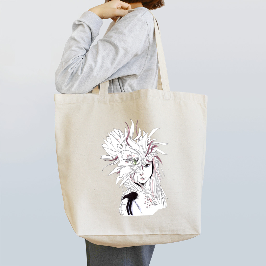 知海の月下美人 Tote Bag