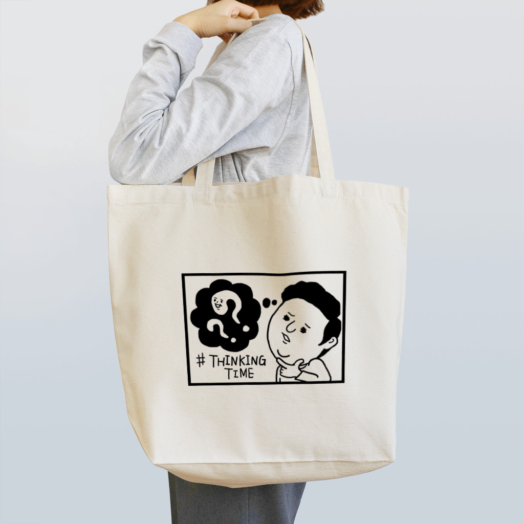 plum.jpのTHINKING TIME Tote Bag