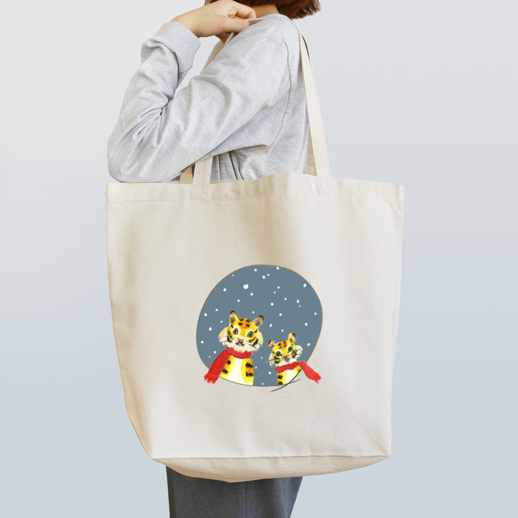 スタジオたとるのぱぱとらことら Tote Bag